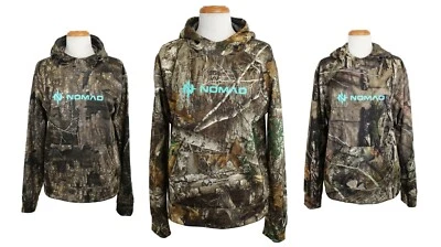 Sudadera con capucha para mujer Nomad camuflada de peso medio forrada de lana camuflaje suéter de caza Foto 1 de 4