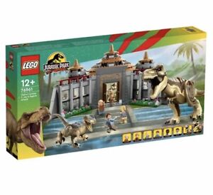 LEGO Jurassic Park Visitor Center: T. rex and Raptor Attack (76961)