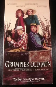 GRUMPIER OLD MEN / PLAY-TESTED VHS / JACK LEMMON, WALTER MATTHAU - Picture 1 of 3