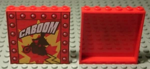Lego Wand 1x6x5 Rot mit Dekor (885) - Bild 1 von 1