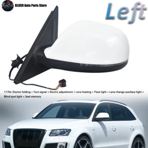 Driver Side Rearview Mirror Electric Folding 17Pin For Audi Q5 2009-2015 - Picture 1 of 5