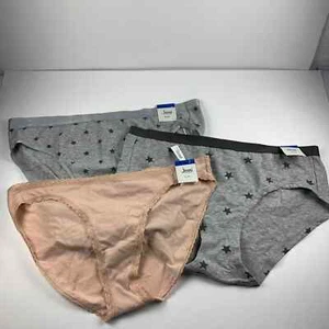 Jenni Women's 3-Pack Assorted Printed + Lace Trim Core Panty Underwear Sz XL NWT - Picture 1 of 6