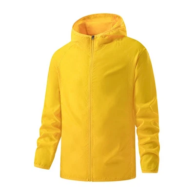 Hombres Mujeres Chaquetas de Senderismo Impermeable Protección Solar Cortavientos Unisex. Foto 1 de 4