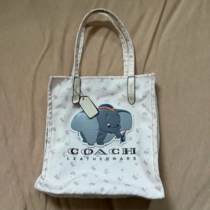 Tote Bag coach rare Dunbo disney collaboration Shoulder bag large capacity JP - Picture 1 of 7