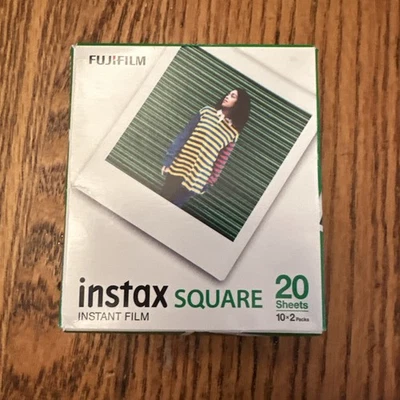 Fujifilm Instax Square Instant Film Twin Pack - 20 Exposures (2 x 10 packs) - Image 1 of 4