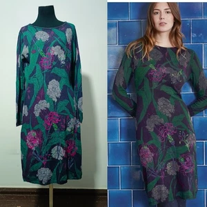 Vestido de punto White Stuff hecho de lana y cachemir talla 14/M-L con bordado - Imagen 1 de 13