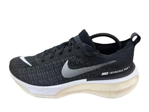 Size 12- Nike ZoomX Invincible Run Flyknit 3 Black White - Picture 1 of 5