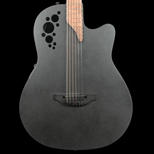 Ovation Elite TX DS778TX D-Scale Bariton in schwarz strukturiert, gebraucht - Bild 1 von 3