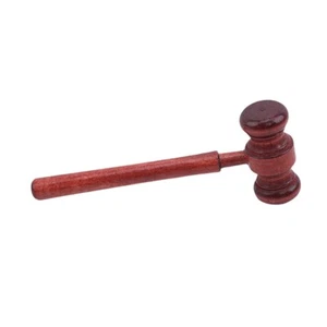 Auction Court Hammer Sturdy Unique Craft Gifts Toys Auction - Picture 1 of 7