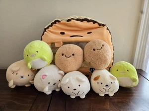 Sumikko Gurashi Pillpw Lot Tonkatsu San-x 2013 Plush Toy Bear Japan Penguin  - Picture 1 of 4