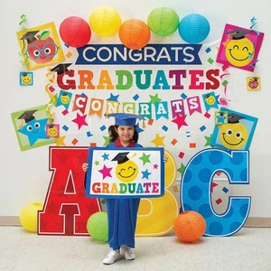 Premium Elementary Graduation Decorating Kit - 36 Pc. - Picture 1 of 2