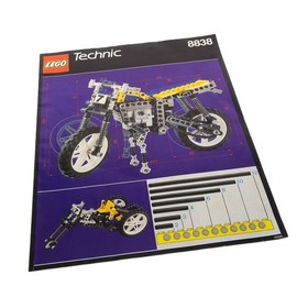 1x Lego Technic Building Instructions Booklet Motorcycle Trike Cross Machine 8838