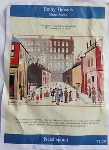 Bothy Threads STREET SCENE L S Lowry TLC9 Cross Stitch Kit Started Appleton - Picture 1 of 4