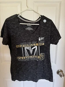 NHL 2023 Stanley cup Vegas Golden Knights Women’s T-Shirt Size Large - Picture 1 of 4
