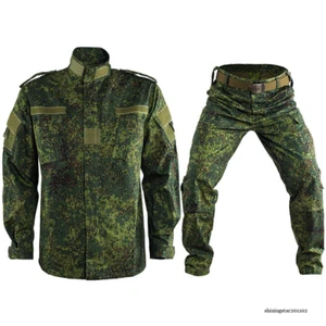 Men Uniform Shirt Pants Set Tactical Equipment Outdoor Working Hunting Clothing - Picture 1 of 31