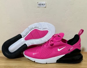 Nike Air Max 270 Fuchsia/Summit White Size GS 7Y=Women’s Size 8.5 943345-602 - Picture 1 of 8