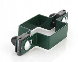 Abrazadera central rectangular SET 60x40mm alambre ∅5mm verde abrazadera de valla para postes de valla - Imagen 1 de 7