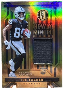 2023 PANINI GOLD STANDARD RC TRE TUCKER NEWLY MINTED JERSEY 056/399
