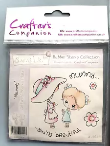 Rubber Stamp "MUMMY..." (8.5cm sq), Unmounted - Crafter's Companion - Picture 1 of 2