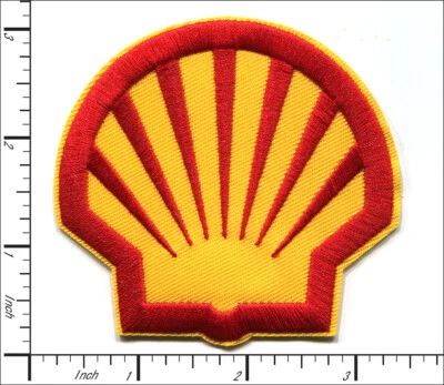 30 Pcs Embroidered Iron on patches Shell Motorsport Oil 80x76mm AP063sH1 - Image 1 of 2