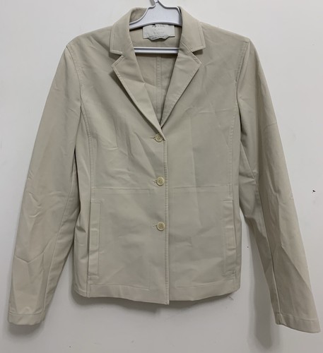 BLAZER PRADA BEIGE TAGLIA 0 MANICA LUNGA MADE IN ITALY