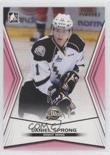 2014-15 Leaf ITG CHL Top Prospects Draft Rookies Pink /200 Daniel Sprong #07