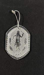 1995 Waterford Crystal Ornament 12 Drummers Drumming 12 Days Of Christmas