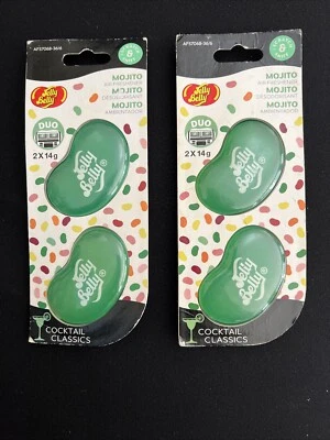 2X Mojito Jelly Belly Hanging Car Air Freshener *Jewell Collection - Image 1 of 3