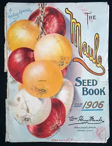 Seltenes 1906 Philadelphia Maule Samenbuch Vorder- und Rückseite - Bild 1 von 3