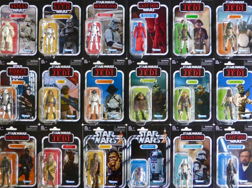 STAR WARS NEW VINTAGE COLLECTION CLONE WARS SKYWALKER MANDALORIAN MOC FIGURE TVC - Image 1 of 1