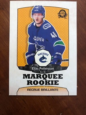 18-19 UD Series 2 Opee Chee Marquee Rookie Retro SSP #611 Elias Pettersson - Image 1 of 2