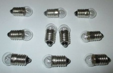 E10 Glühbirne 3,5 Volt für Puppenhaus und Krippen 10 Stück NEU