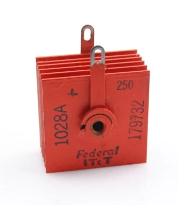 Nuevo Cantidad 1 Nuevo de Lote Antiguo Federal It&T 1028A Rectificador de Selenio 250ma 130v Hecho en EE. UU. Foto 1 de 4
