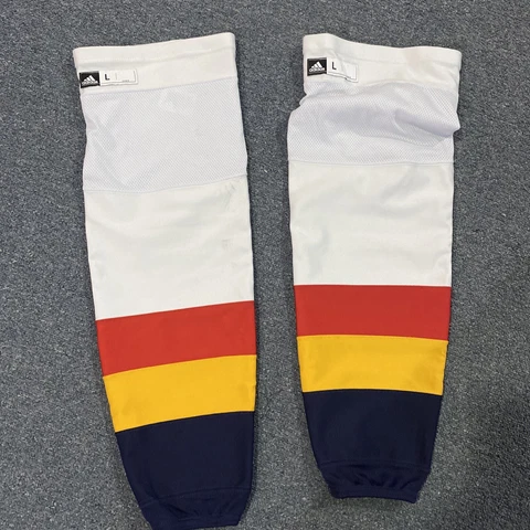 2022-23 Colorado Avalanche Reverse Retro Game Used Socks size Large Cover