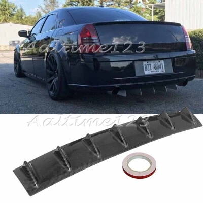 For Chrysler 300 SRT8 300C Rear Bumper Diffuser 7 Fins Spoiler Lip Splitter Wing - Image 1 of 4