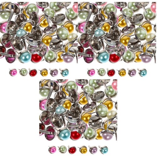 3 Count Craft Beads Tiny Brads Ornament Paper Fastener for Crafts Child