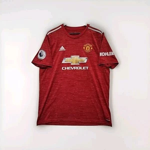 MAGLIA MAGLIA HOME FOOTBALL MANCHESTER UNITED 2020/2021 ADIDAS #11 GREENWOOD XL - Foto 1 di 6