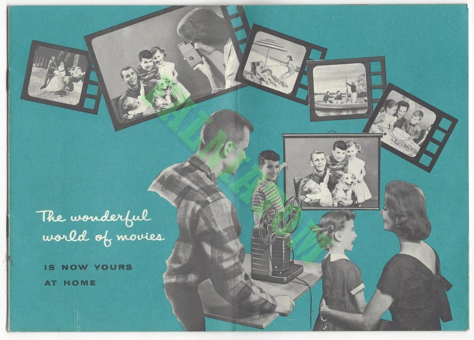 Folleto de conjunto de película casera vintage B&H emparejado Foto 1 de 1