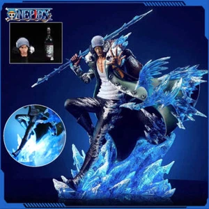 One Piece Aokiji Kuzan figura 30cm, 2 teste, PVC LED, statua da collezione - Imagen 1 de 13