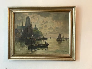 BILD GEMÄLDE ÖLBILD ÖLGEMÄLDE  F.M. RICHTER-REICH MALER KÜNSTLER - Bild 1 von 5