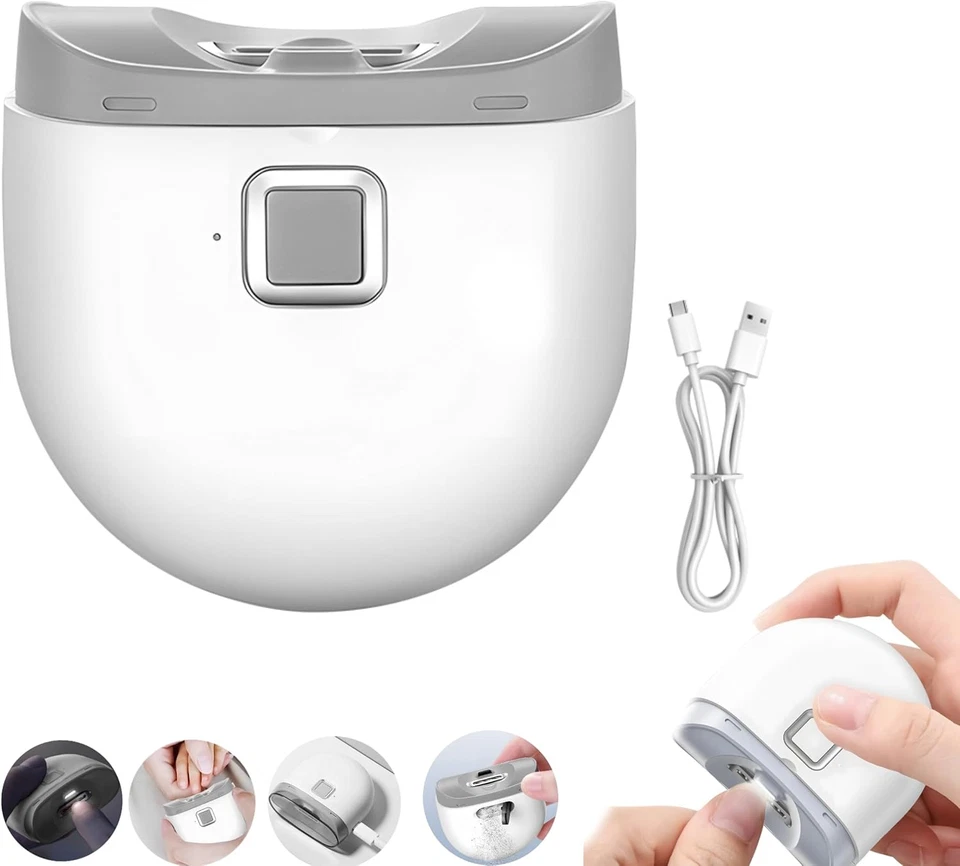 Cortaúñas Eléctrico de Seguridad Automático Recortador de Uñas Gruesas Herramienta Profesional EE. UU. Foto 1 de 4