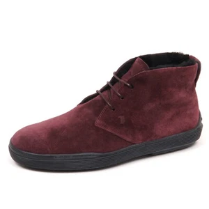 E3660 polacchino uomo light bordeaux TOD'S scarpe inside fur boot shoe man - Imagen 1 de 4