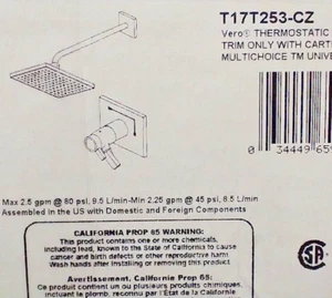 Delta T17T253-CZ Vero TempAssure 17T Series Shower Trim In Champagne Bronze - Picture 1 of 2