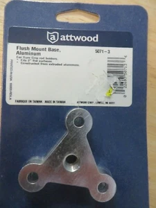 Sure Grip Rod Holder 2" Flush Mount Star Base 3/8" By Attwood # 5071-3 NEW - Picture 1 of 2