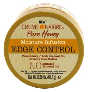 CREME OF NATURE PURE HONEY EDGE CONTROL GEL 2.25 Ounce JAR - Picture 1 of 1