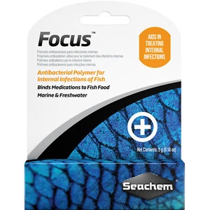 Seachem Focus 5 grams Antibacterial Polymer Aids in Treating Fish Infections - Picture 1 of 1