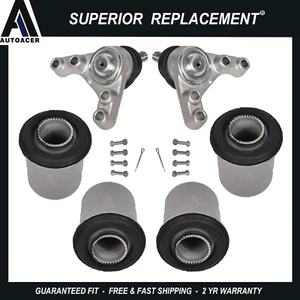 Front Upper Control Arm Bushes & Ball Joints Kit 6pc for Toyota Tacoma 95-04 2WD - Foto 1 di 10