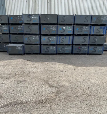 metal containers, storage containers, hardware storage, metal, small containers - Image 1 of 4