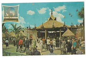 CARIBBEAN PAVILION Art Crafts WORLD'S FAIR 1964 1965 New York City Postcard NY - Picture 1 of 2