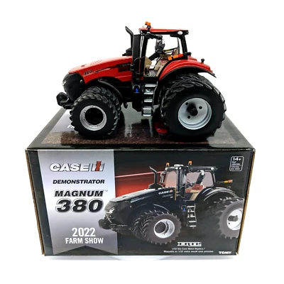 1/32 Red Chase Case IH AFS Connect Magnum 380 Demonstrator Tractor, 2022 Farm - Image 1 of 4